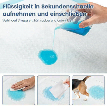 Dog Training Pads, Leak-Proof, 6-Layer, 90x60cm, 150 Pack