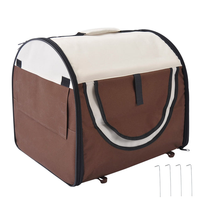 Foldable Pet Backpack Carrier - Waterproof, Comfortable, 61x46x51cm