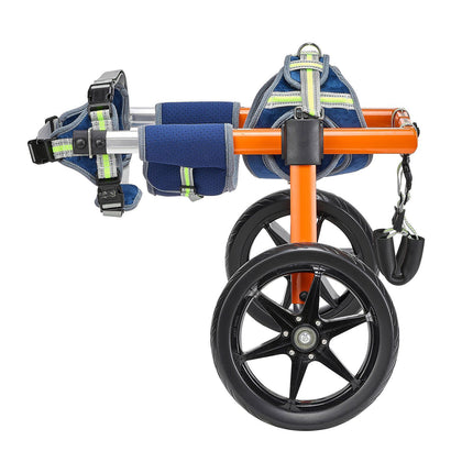 Dog Wheelchair for Back Legs, Adjustable 2-Wheel, 35–48 lb