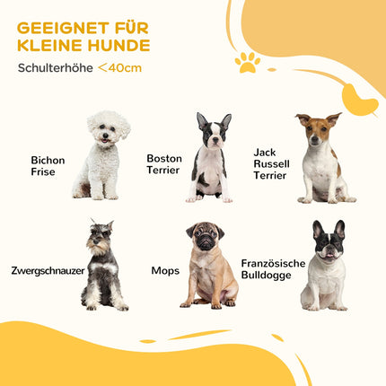 Folding wooden dog gate, 183x61cm, 4-piece set
