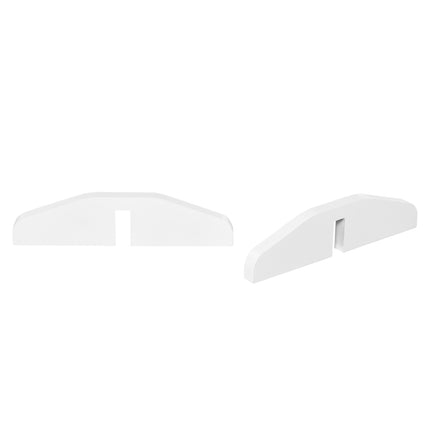 Dog Gate Barrier, Stable 3-Panel MDF, Foldable, White