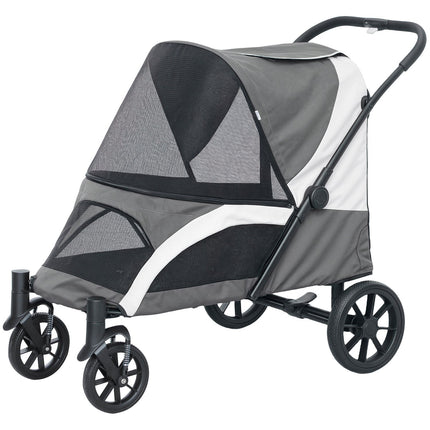 Collapsible pet carriage for large dogs and cats up to 30 kg