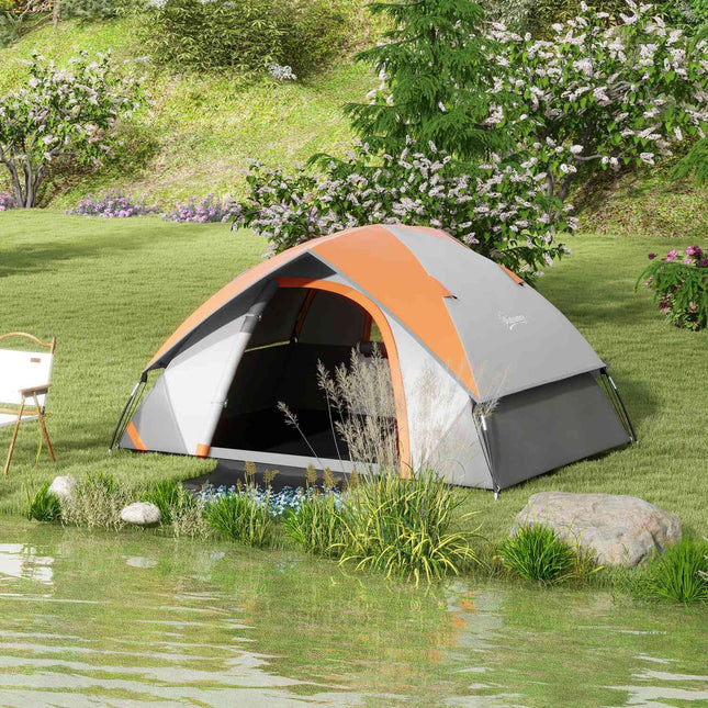 Waterproof dome tent for 2 people, light and stable