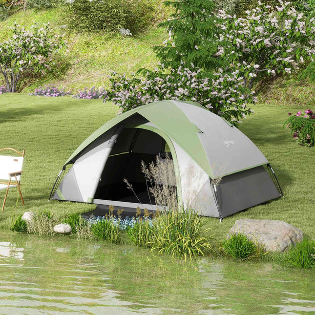 Waterproof dome tent for 2 people - light and stable