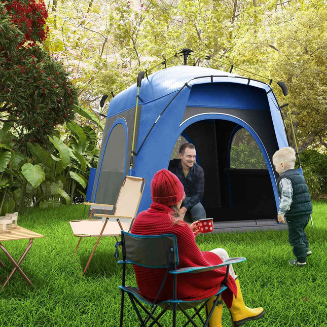 4-person lightweight dome tent, waterproof, UV protection