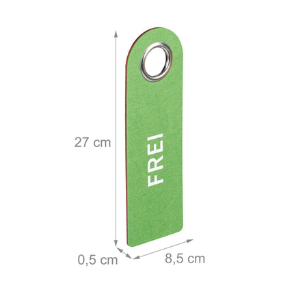 Door Sign Occupied Free Set of 10