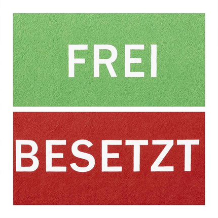 Door Sign Occupied Free Set of 6