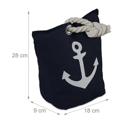 Door Stop Sandbag with Anchor Design, Fabric Doorstop
