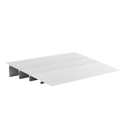 Door Threshold Ramp, 115 mm Rise, Aluminum, 800 lb