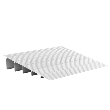 Door Threshold Ramp, 138 mm Rise, Aluminum, 363 kg