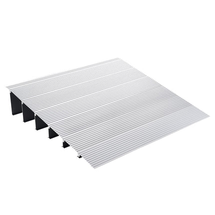 Door Threshold Ramp, Aluminum, 6 in Rise, 800 lb