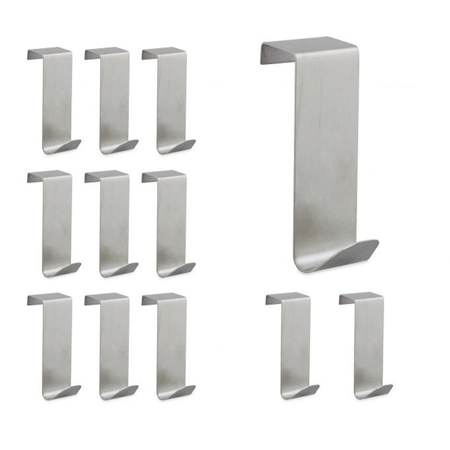 Door hook stainless steel 12 pcs