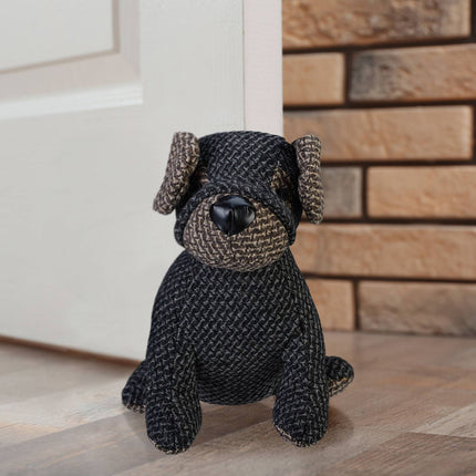 Door jamming dog