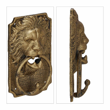 Door knocker lion