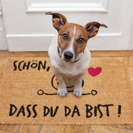 Door mat Coconut BEAUTIFUL THAT YOU ARE THERE
