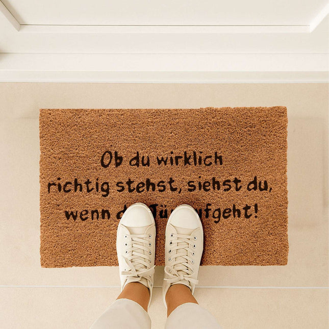 Doormat – Coconut Fiber, Non-Slip, Indoor/Outdoor Use