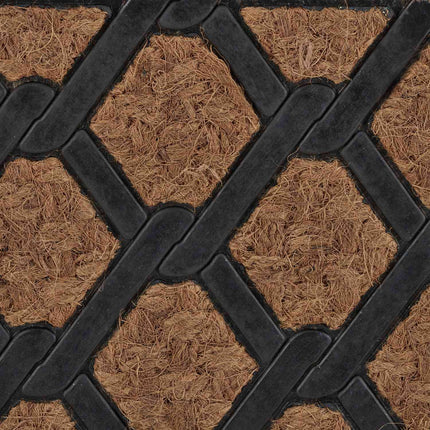 Door mat "chain" rubber & coconut