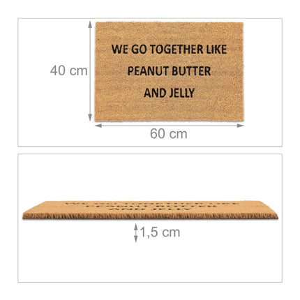 Door mat coconut "Peanut butter