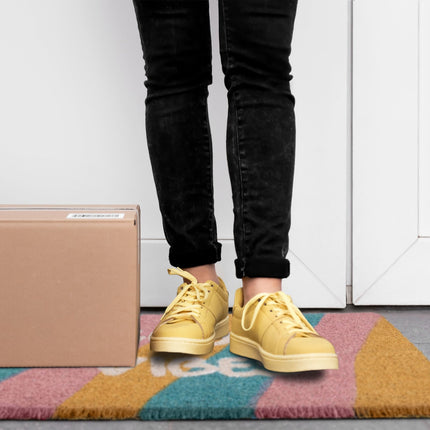 Door mat coconut fiber "Good vibes"