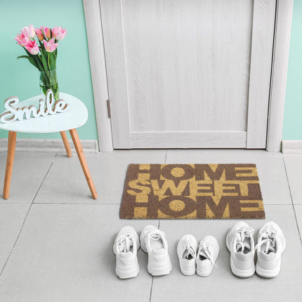 Door mat coconut fiber "Home Sweet Home"
