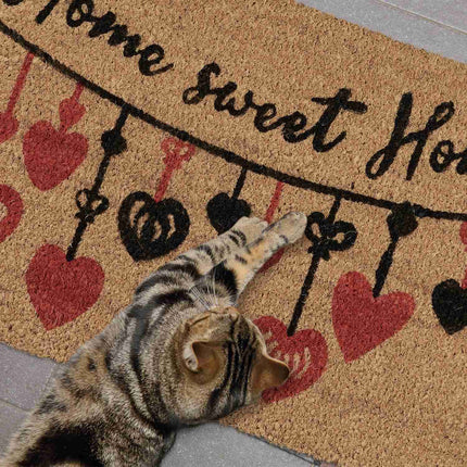 Door mat coconut fiber "Home Sweet Home"