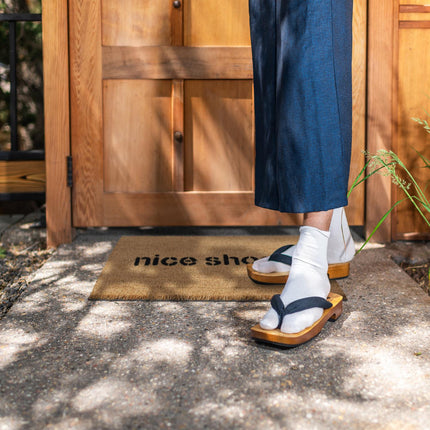 Door mat coconut fiber "Nice shoes"
