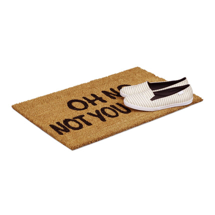 Door mat coconut fiber "Oh no..."