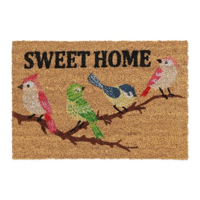 Deurmat van kokosvezel "Sweet Home"