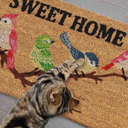 Door mat coconut fiber "Sweet Home"