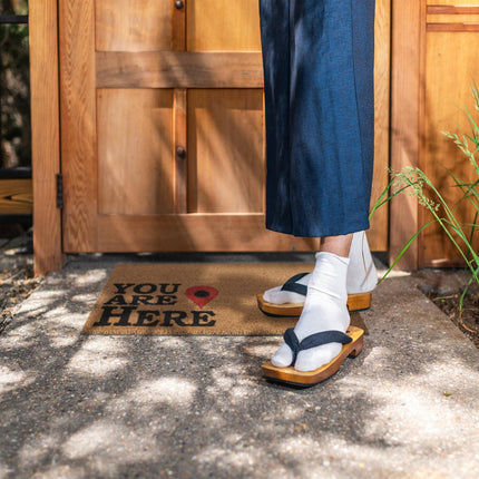 Door mat coconut fiber "You Are Here"