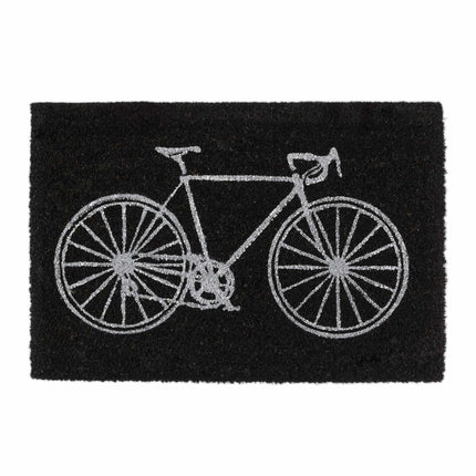 Doormat coconut fiber bicycle