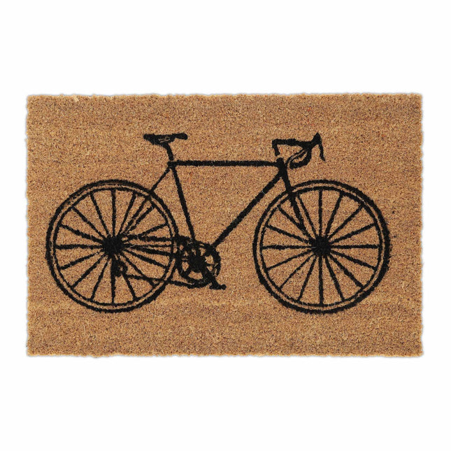 Doormat coconut fiber bicycle