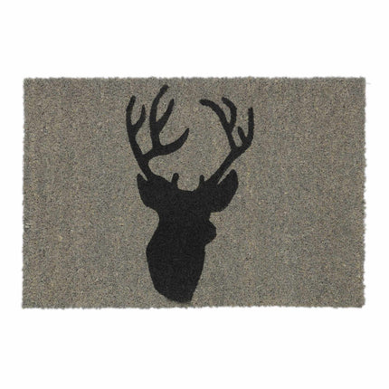Door mat coconut fiber deer head