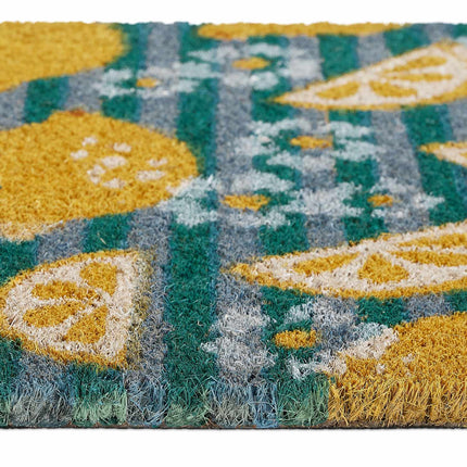 Door mat coconut fiber lemons