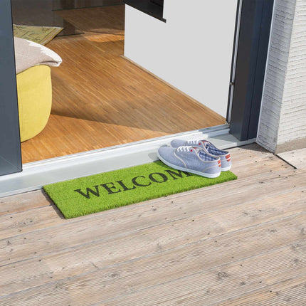 Door mat coconut fiber narrow "Welcome"