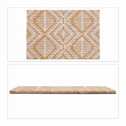 Doormat coconut fiber with pattern