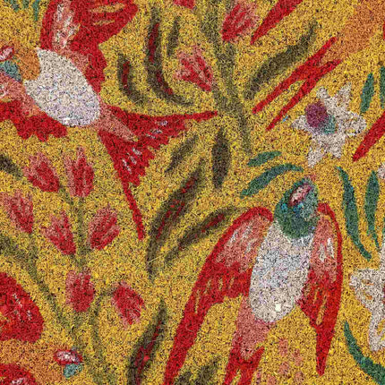 Doormat coconut fiber with swallows