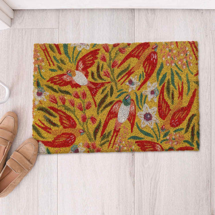 Doormat coconut fiber with swallows