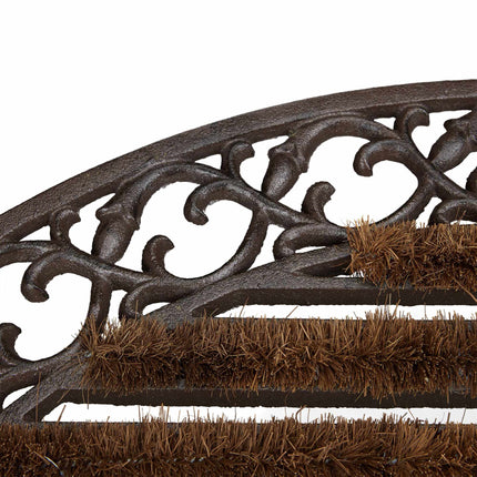 Door mat in cast iron