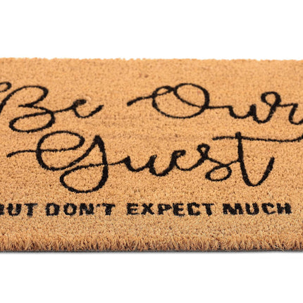 Doormat in coconut "Be Our Guest