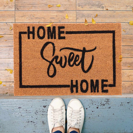 Door mat in coconut Home Sweet Home