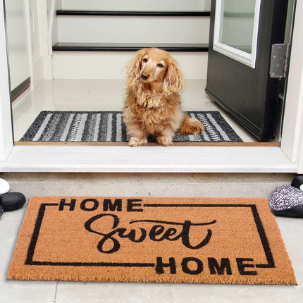 Door mat in coconut Home Sweet Home