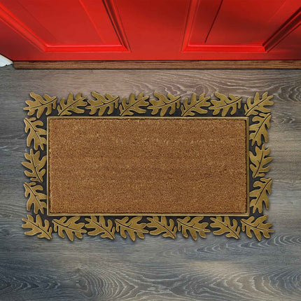 Door mat "leaf" rubber & coconut