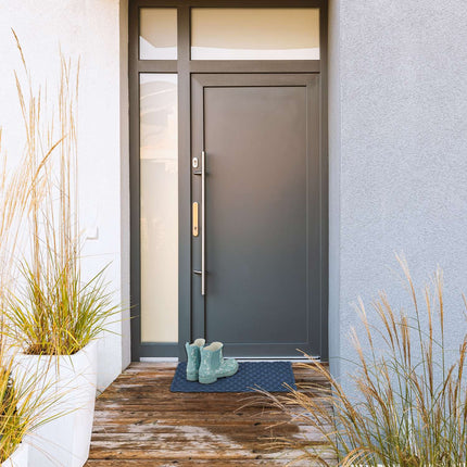 Door mat rubber blue
