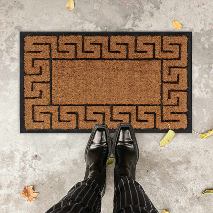 Door mat rubber & coconut pattern
