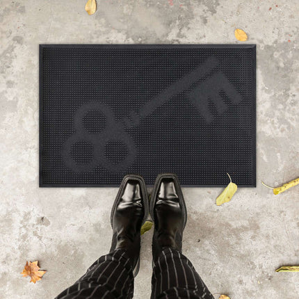 Door mat rubber design key