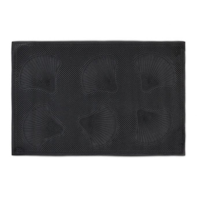 Door mat rubber with shells