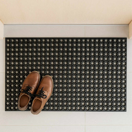 Doormat with Holes, 100x50 cm, Shoe Scraper Mat