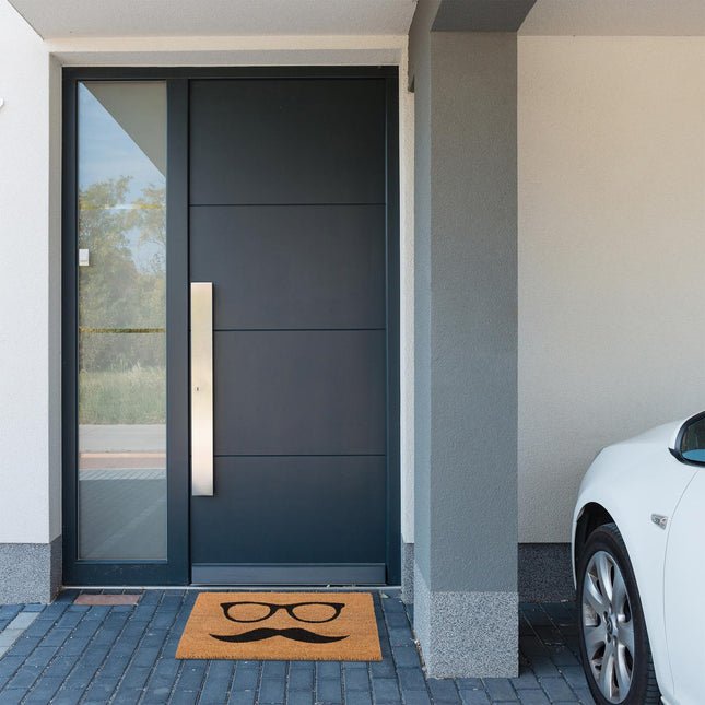 Door mat with coconut "Mustasch