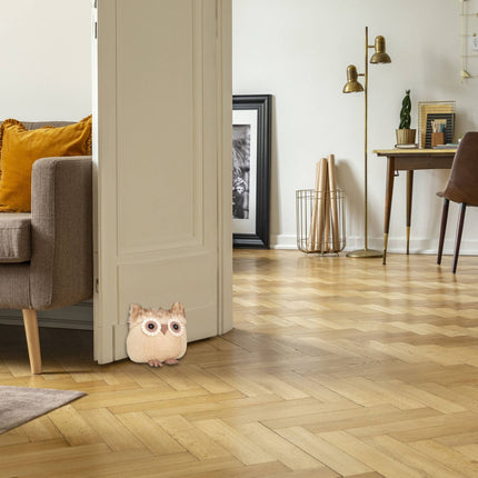 Door stop Owl brown